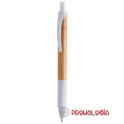 Bolígrafo de bambú para impresión de su marca
